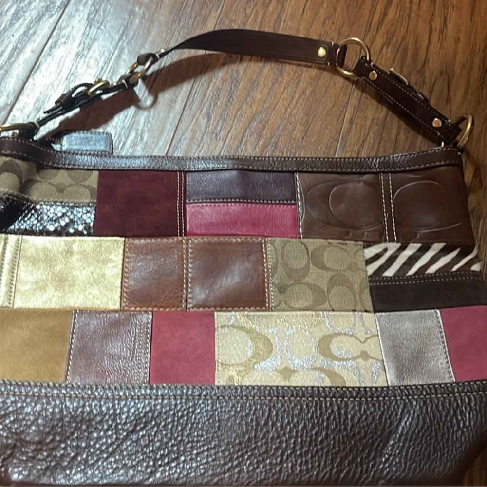 Coach patchwork $75